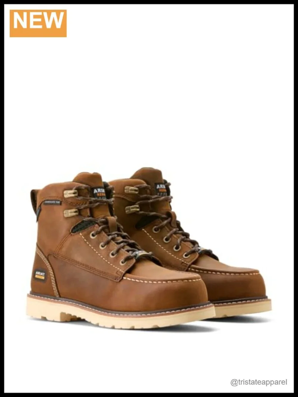 Women's Waterproof Composite Toe Work Boot ATS Slip Resistant
